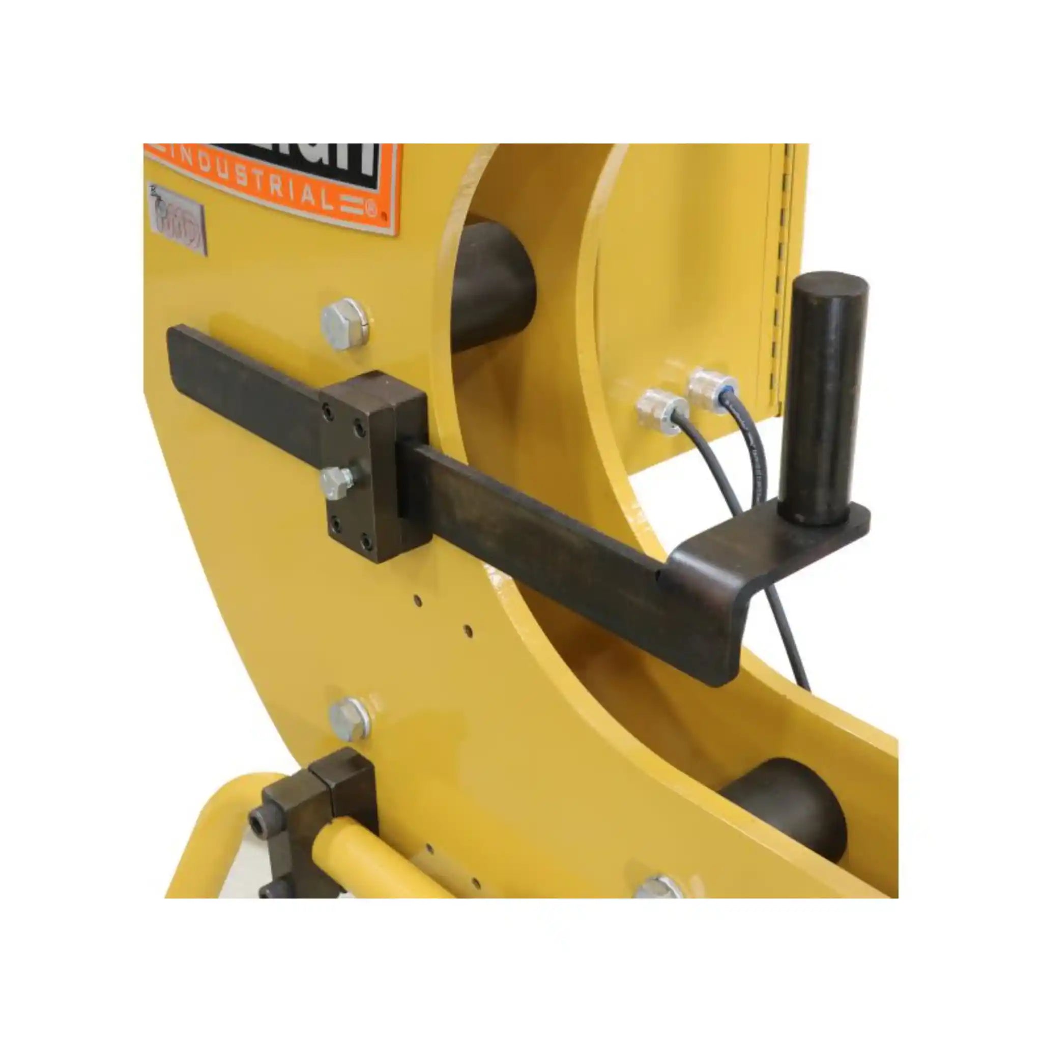 A image showing the tooling support arm on the Baileigh PH-19 