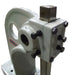 A image of the V blocks installed on the Baileigh AP-3R