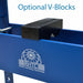 A image showing the V blocks pointing down on the Profi Press 160 Ton M/H-M/C-2