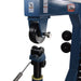 A close up image of the Baileigh EW-40 showing the wheels installed on the machine