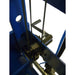 A close up showing the winch system on the HSP-17F press